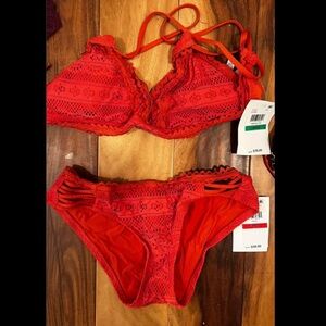 Becca Lace Bikini Set NWT